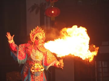 Sichuan Opera spitting fire