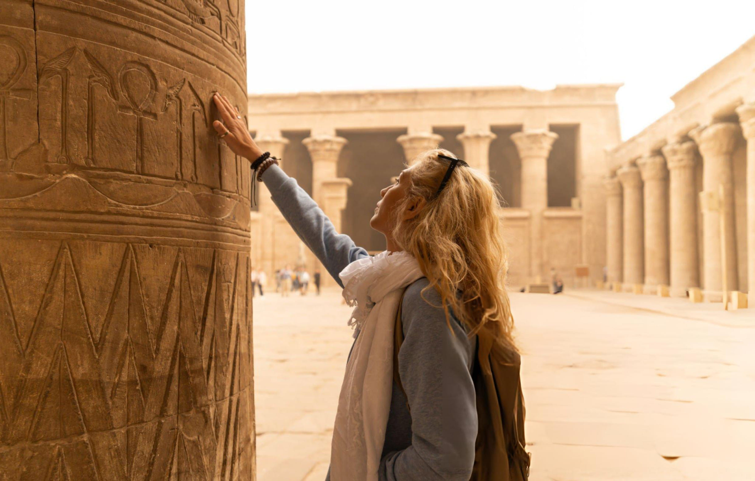 Ancient Temple of Khnum in Esna near Luxor, Egypt