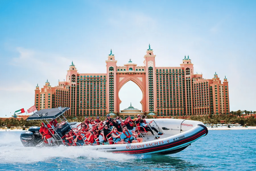Dubai : Sea Adventures: Choice Between Dubai Marina Yacht Tour Or Speed Boat Thrills