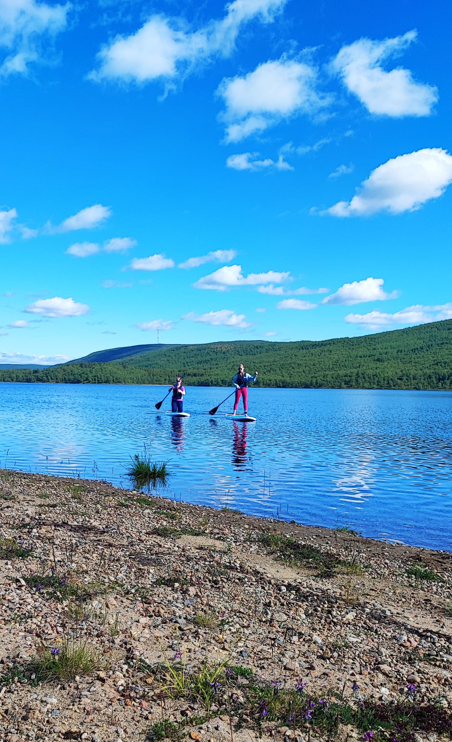 SUP board Utsjoki Mantojärvi lake