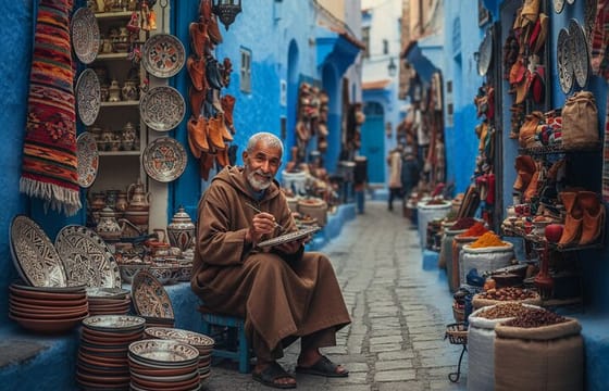 Chefchaouen Day Trip from Tangier Blue City Kasbah and Lunch