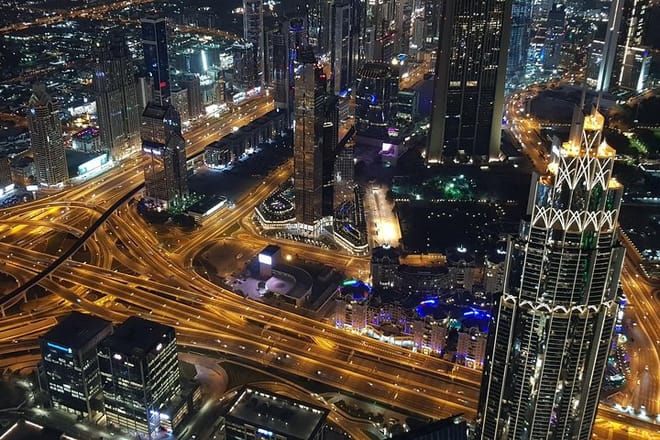 vew from burj khlaifa