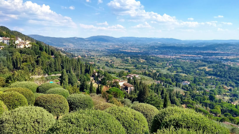 Panoramic view of Florence from Fiesole