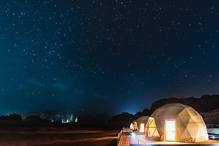 Private Bedouin Experience in Wadi Rum: Jeep Tour & Stargazing from Amman