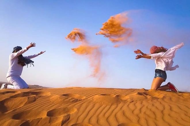 Charming Scenic Dune Safari ! Desert Safari with BBQ Dinner & Camp Activities.  10