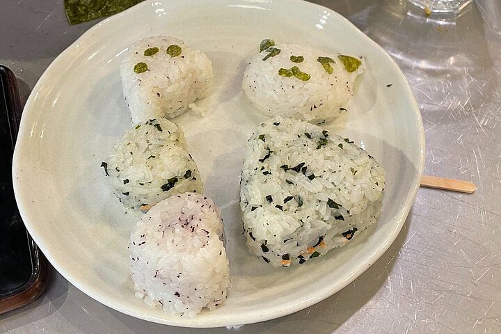 Do it yourself Lunch with Local Dish & Riceball Making in YANAKA