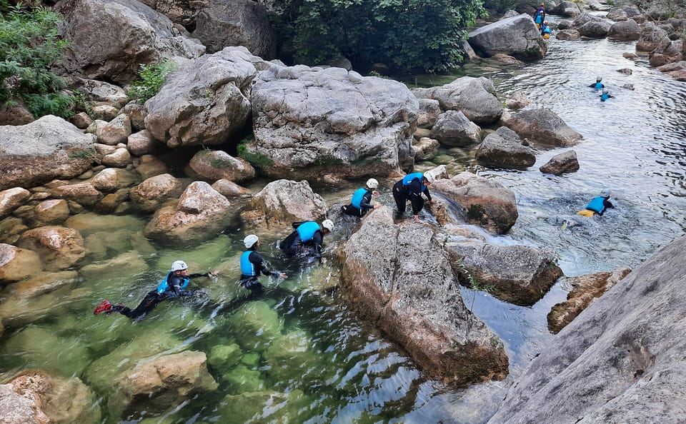Small Group Tour of Canyoning in Cetina River Canyon