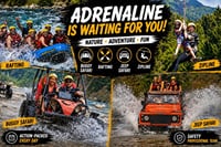 Side Super Combo 4-in-1: Rafting, Jeep Safari, Buggy & Zipline 2