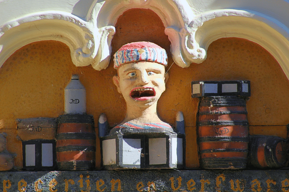 Hidden statue along the route of the Zwolle scavenger hunt City Detective.