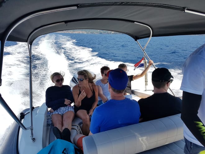 Water Taxi Ride from Hvar to Split Airport 3