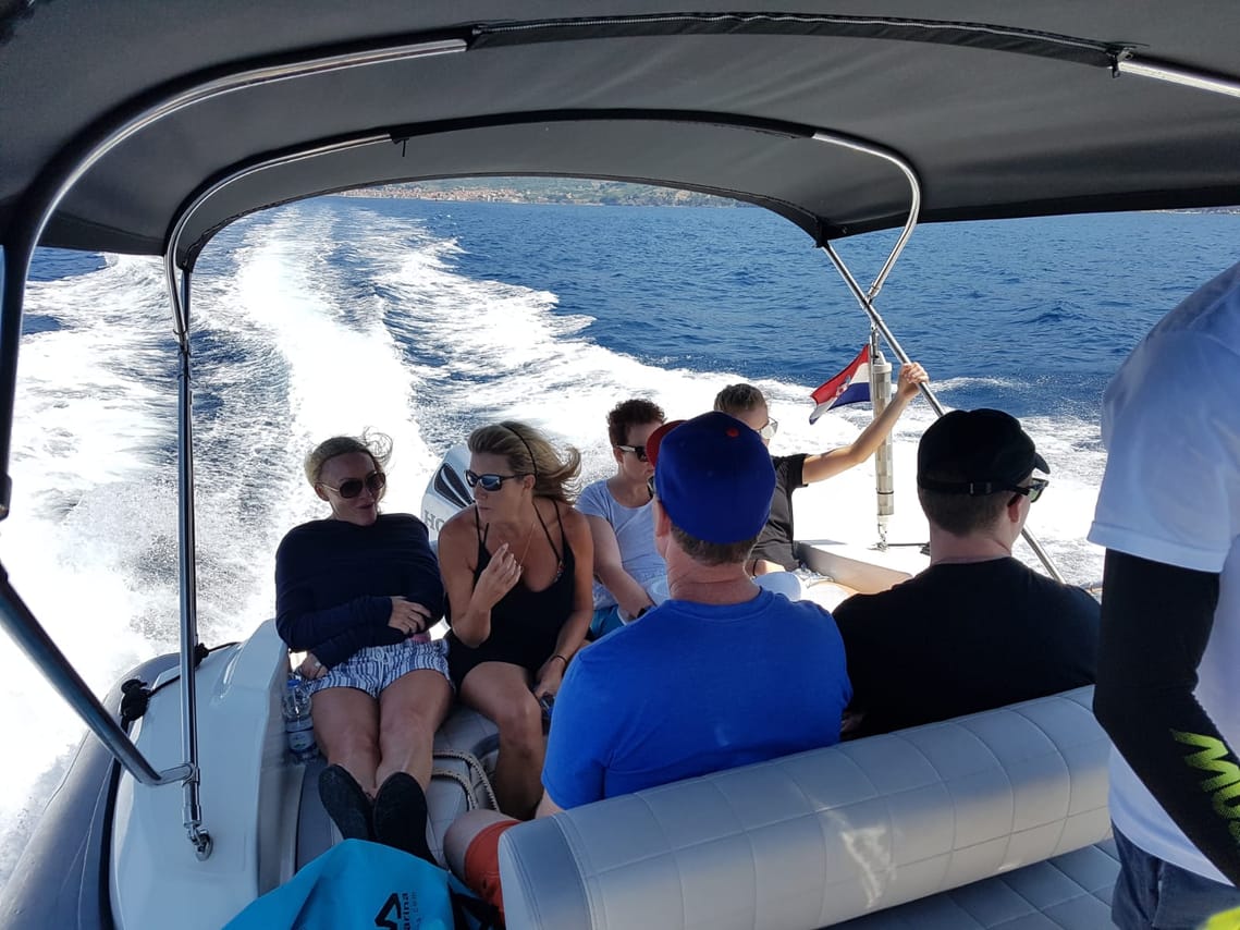 Water Taxi Ride from Hvar to Split Airport 3
