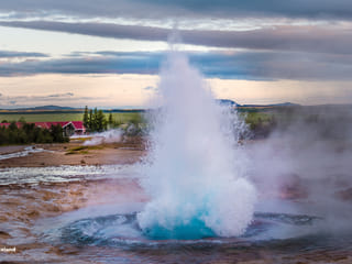 Strokkur erupting