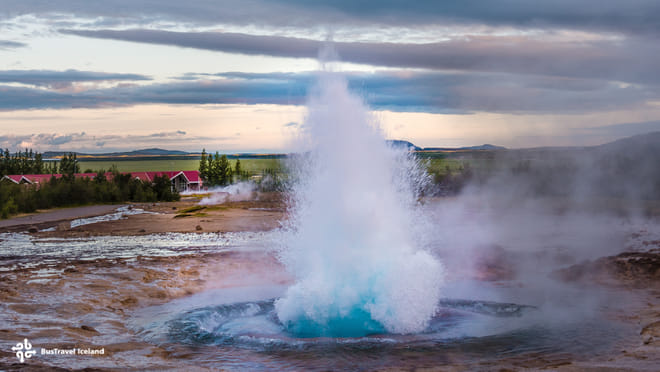 Strokkur erupting