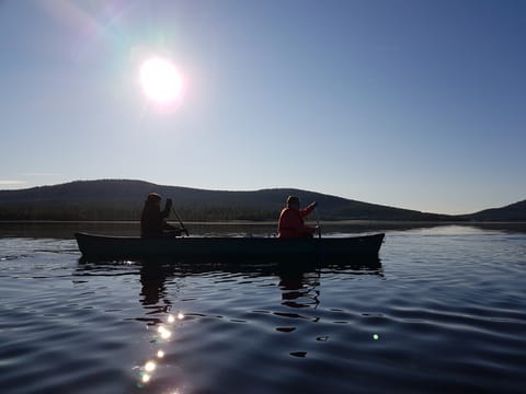 Midnight Sun & Northern Lights Canoeing	