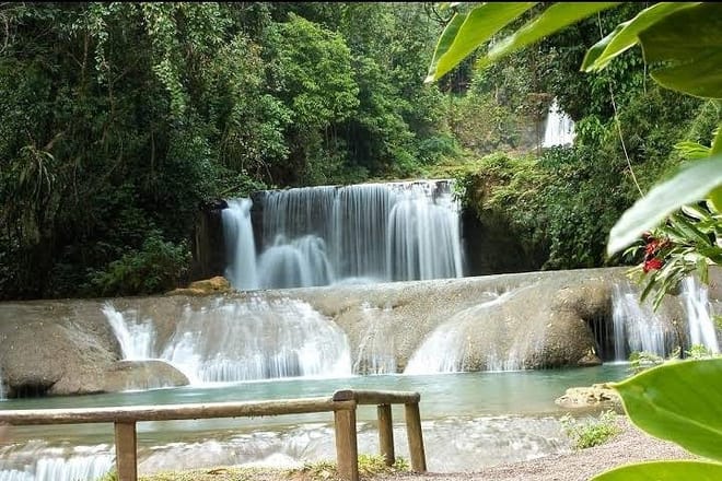 View from the bottom of the falls