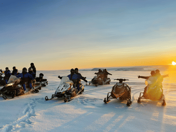 One hour on open glacier at altitude — wind, ice, and views across the West Iceland highlands.