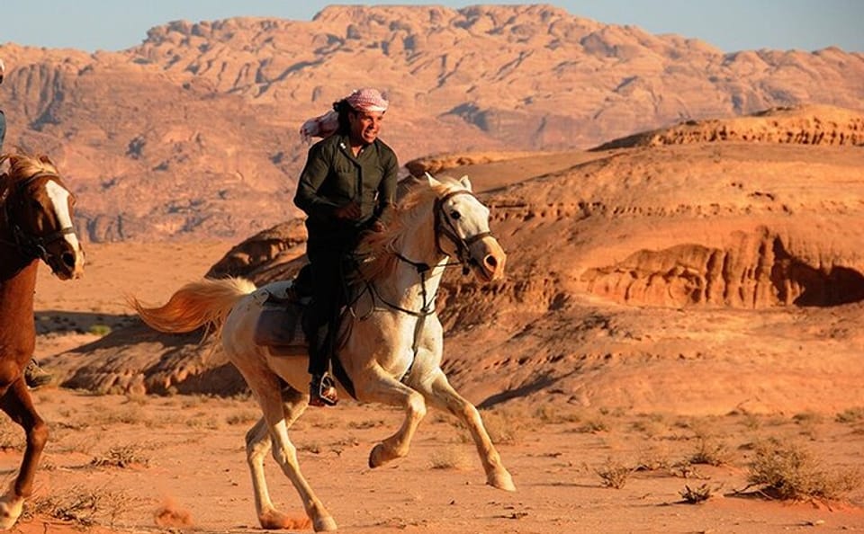 Horseback Riding Adventure in Hurghada's Desert and Sea
