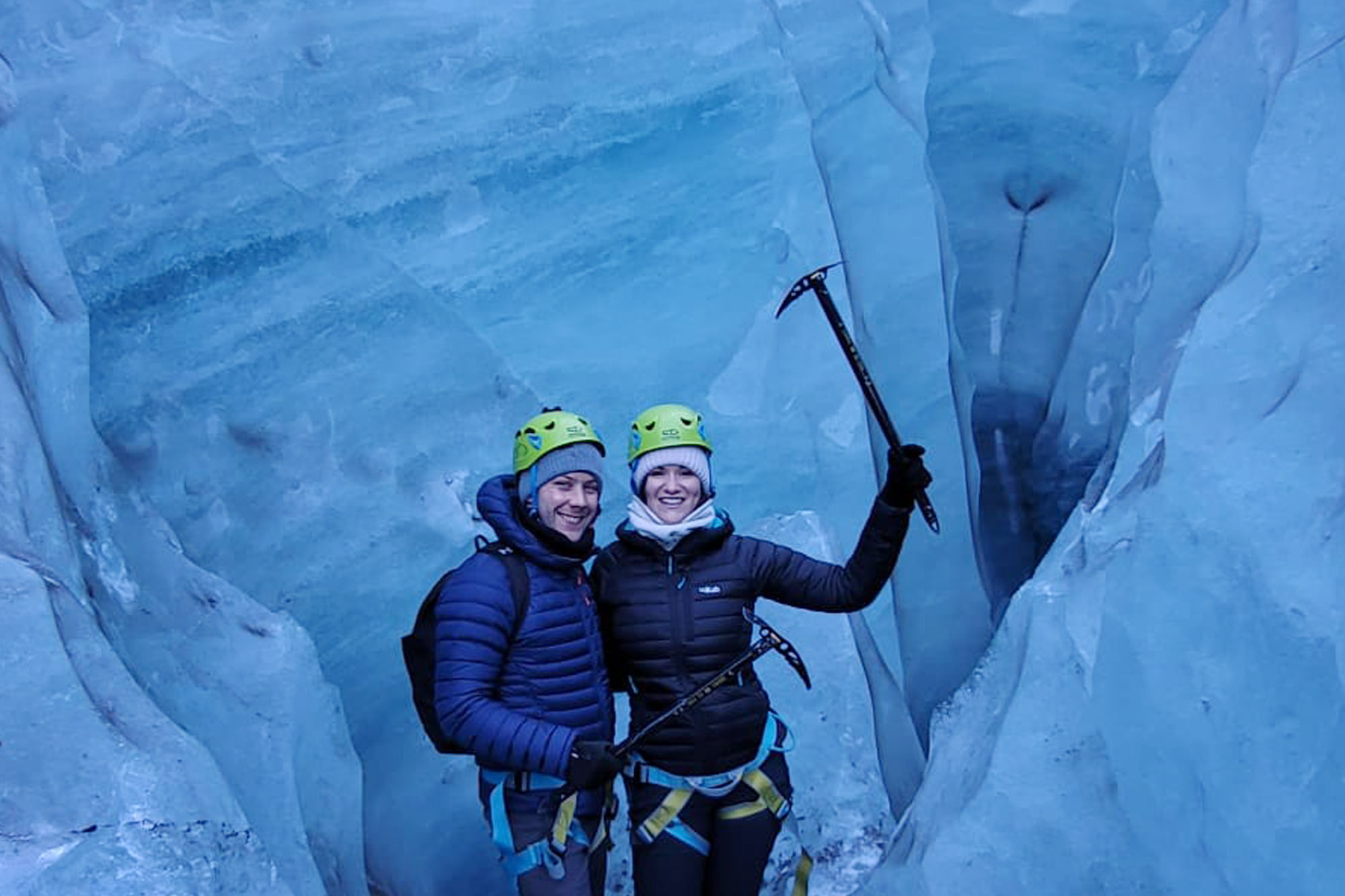 People standing in a moulin