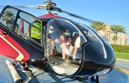 Helicopter Tour Over Dubai's Palm Jumeirah with Transfers