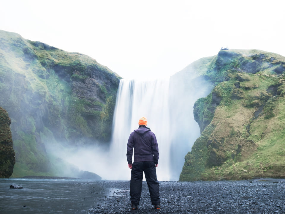 South Coast Waterfalls, Glacier & Black Sand Beach Tour — BusTravel Iceland