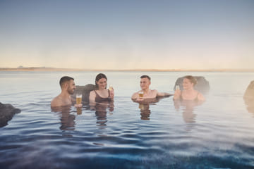 Private Volcano Exploration and Sky Lagoon Retreat in Reykjavík