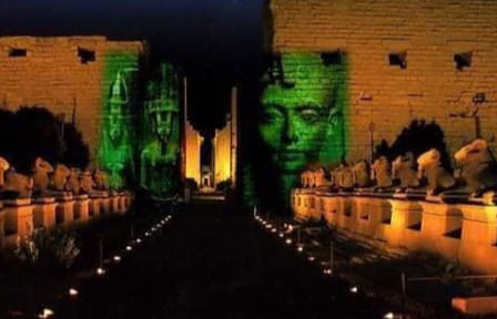 Karnak Temple Sound and Light Show in Luxor, Egypt