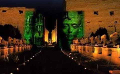 Karnak Temple Sound and Light Show in Luxor, Egypt
