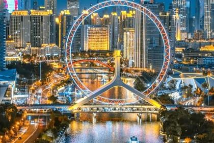 Tianjin One-Day Tour: Dule Temple, Tianhou Palace, Dabei Chanyuan, and Tianjin Eye Ferris Wheel