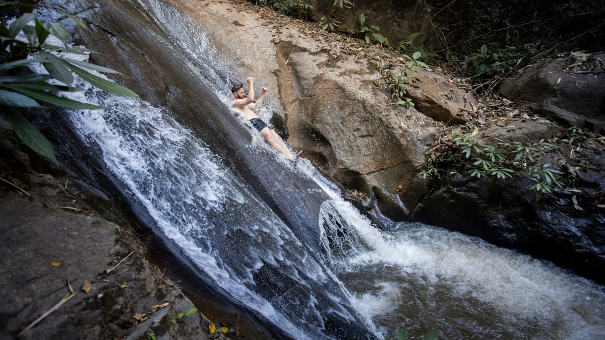 Chiang Mai Half-Day Adventure: River Tubing & Waterfall Slide