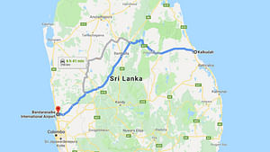 Kalkudah City to Colombo Airport (CMB) Private Transfer