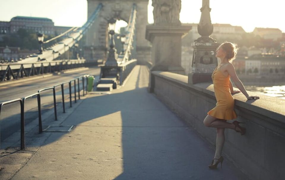 Photography Session at Chain Bridge in Budapest