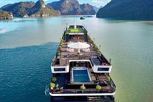 RITA CRUISE - BEST LUXURY 5 STAR CRUISE in HALONG BAY from HANOI