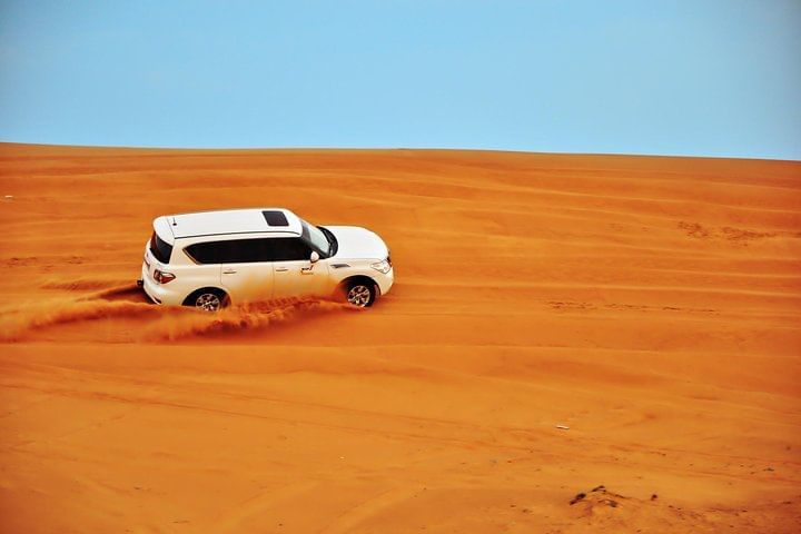 Dubai Desert Safari, Live Shows ,BBQ & Ferrari World Abu Dhabi 2 Days Tour)