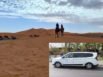 Camel Ride and Sunset Experience in Merzouga Desert from Errachidia