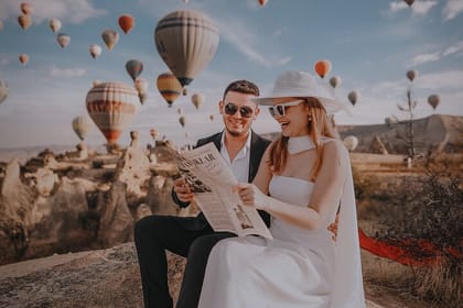 Cappadocia Photoshooting Experience with Hot Air Balloons