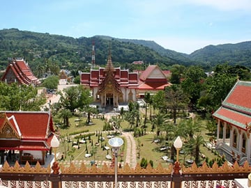 Wat Chalong is the most famous temple in Phuket
