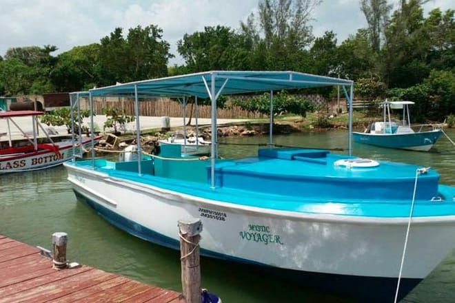 One of the many boats