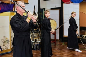 Trial slashing in Bushido with Samurai Sword real sharpnes