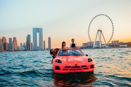 Dubai Jet Car Ride with Private Transfers