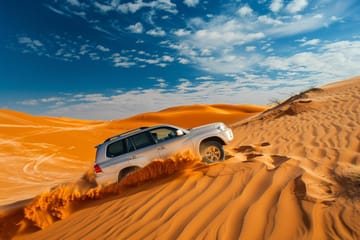 Sky Views Observatory and Desert Safari with BBQ Dinner in Dubai