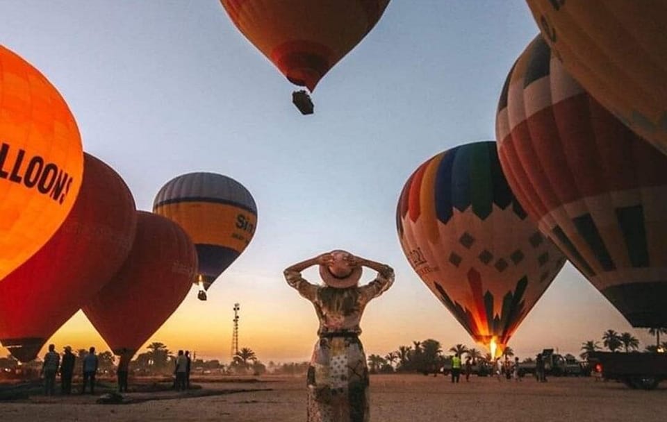 Rise Above History: Luxor Sunrise Balloon over West Bank