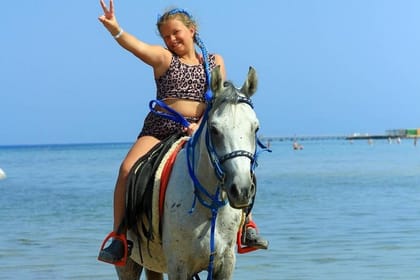TOP 2 in 1 Camel and Horse Beach or Desert Hurghada Duration 2 h