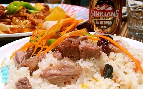 Shanghai Night River Cruise with Xinjiang Dining Experience