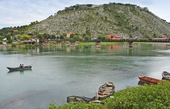 Shkodra lake, Rozafa Castle and Lezha city – from Tirana