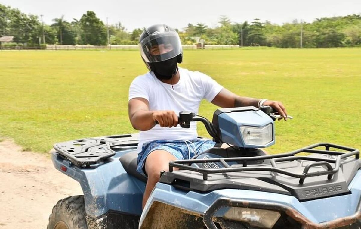 ATV Nature Ride and Sunset Tour at Ricks Cafe from Montego Bay