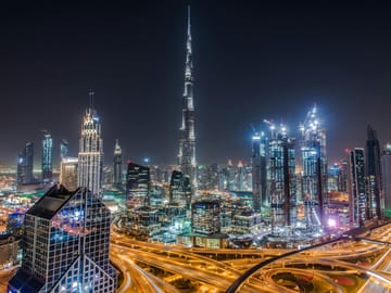 Dubai Night Tour with Burj Khalifa Entry and Skyline Views