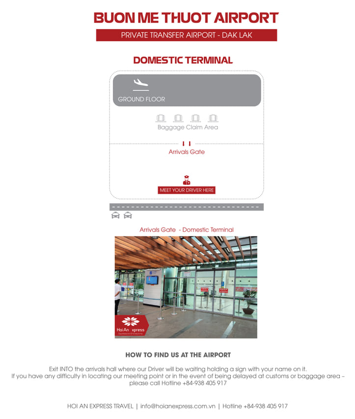 Private Transfer: BUON MA THUOT AIRPORT - BUON MA THUOT CITY CENTER (ONE-WAY) 2