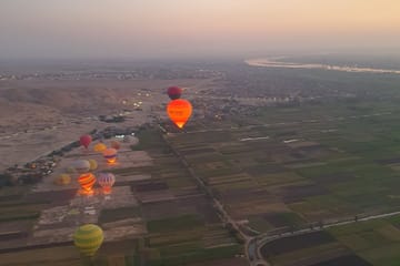 Hot Air Balloon Ride Over Luxor's Ancient Landscapes