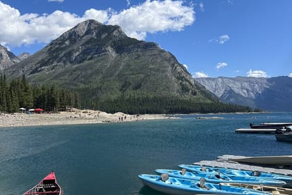 Banff Town Lake Minnewanka Banff Gondola and Johnston canyon