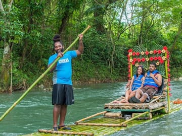 Private Bamboo Rafting Tour on Martha Brae River from Montego Bay